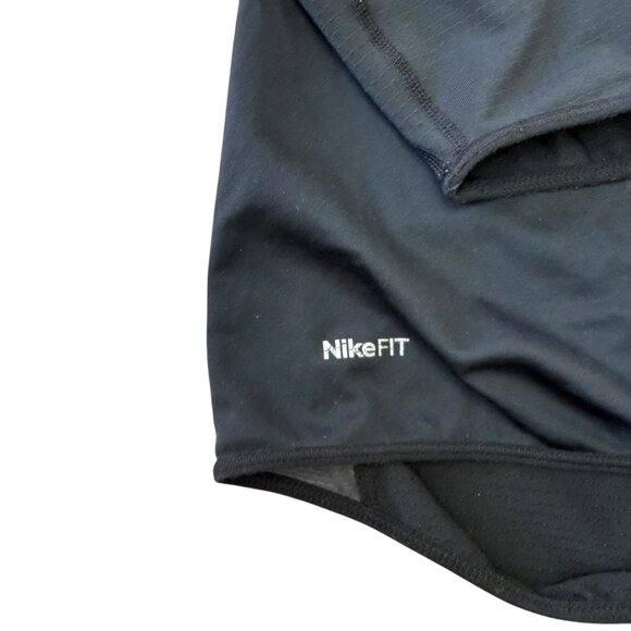 Nike Running Jacket Pullover Mens Medium 1/2 Zip Running Stretch Dri-Fit  Black - Picture 5 of 9